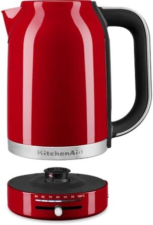 Електричний чайник KitchenAid з регулюванням температури 50-100°C, 1.7L, Empire Red