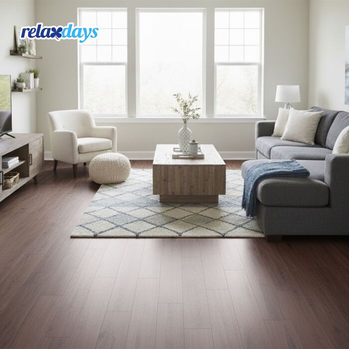 Вініловий підлоговий декор Relaxdays з самоклеючою основою та дизайном під дерево