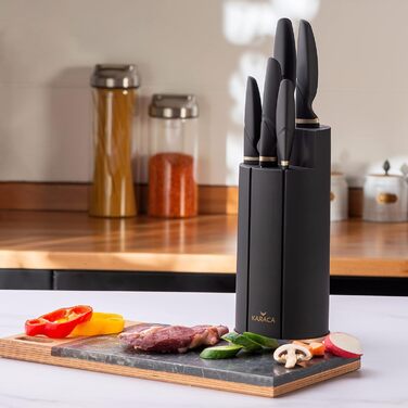 Набір кухонних ножів KARACA Proof Cut (6 шт.), сталь, професійний, легко миється, елегантний дизайн