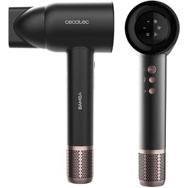 Фен Cecotec Bamba IoniCare Rockstar Nano IonTech: 1600 Вт, Nano Ioni, 110000 U/min, екран, інтелектуальне керування температурою, 3 режими, 3 швидкості, функція пам'яті