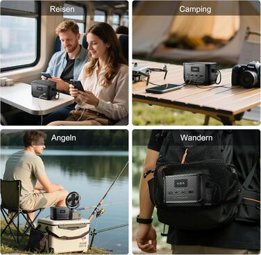 Портативна зарядна станція ALLPOWERS P100, ємність 99,2 Wh, номінальна потужність 100 W