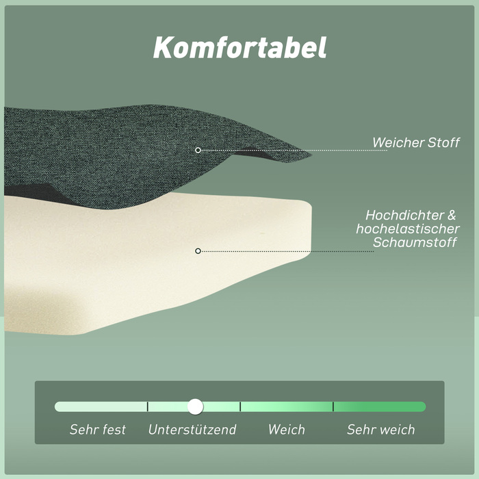 Тріо-функції: розкладний крісло-ліжко, крісло для відпочинку, регульована спинка, букові ніжки, подушка, темно-зелений