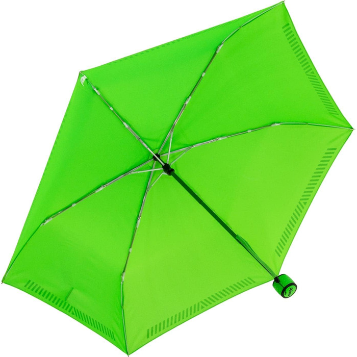 Міні-парасолька дитяча - Safety Reflex - неоновий зелений (50 символів)