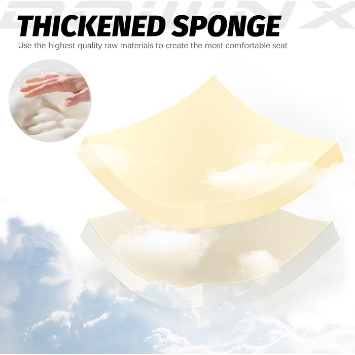 Ігровий крісло Dowinx для офісу та дому: ергономічне, з 3D підлокітниками, функцією гойдання, шкіряне, поворотне, чорно-сіре