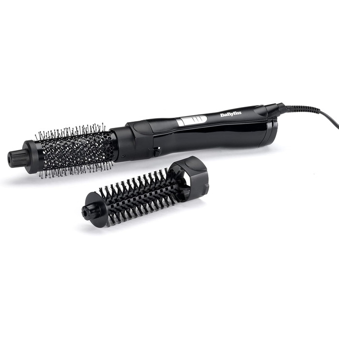 Щітка BaByliss Shape і гладка щітка Wamluft для короткого волосся AS82E, 2 насадки-щітки 30 мм і 20 мм, функція охолодження повітря, 800 Вт чорна, ука (1 упаковка)