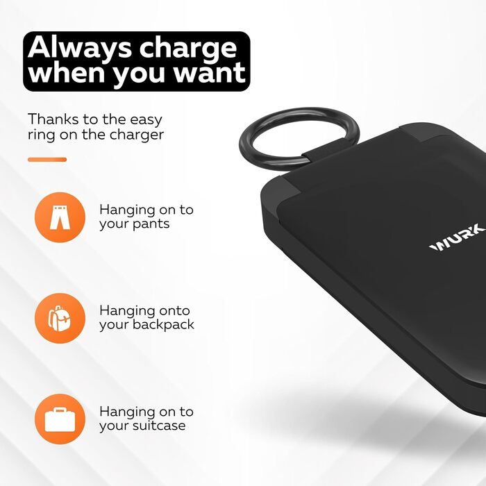 В-1 PowerPack Power Bank, Бездротовий зарядний пристрій, Travel Plug, 10 000 мАг, Швидка зарядка, 5-