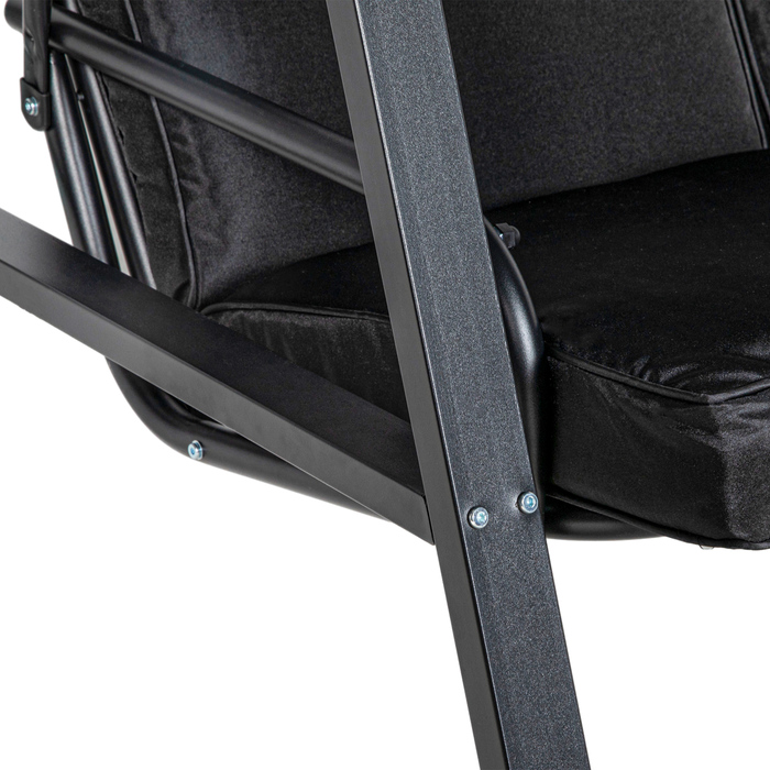 Подвійне садове крісло-гойдалка 