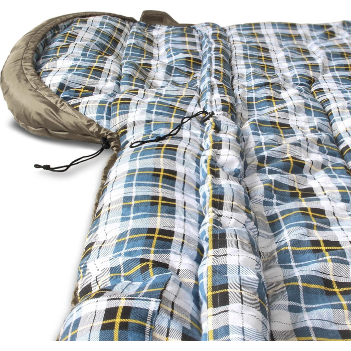 Спальний мішок 4-в-1 Антарктида 220х90 см, нейлоновий рип-стоп, наповнювач 500250 г/м з порожнистим волокном