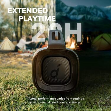 Soundcore Motion Boom Plus: портативна колонка Anker, 80W, IP67, Powerbank, Bluetooth, чорна