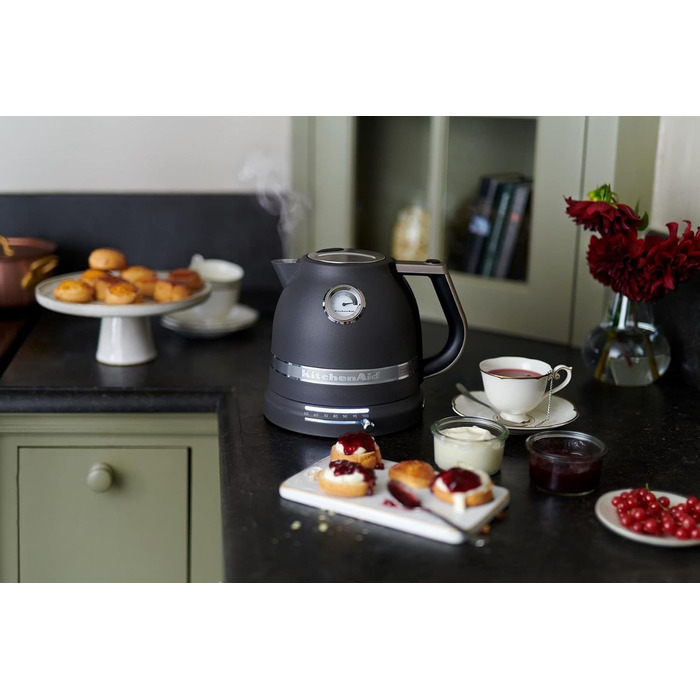 Міксер KitchenAid Artisan 1.5 л, сталевий котел, колір сірий (5KEK1522EGR)
