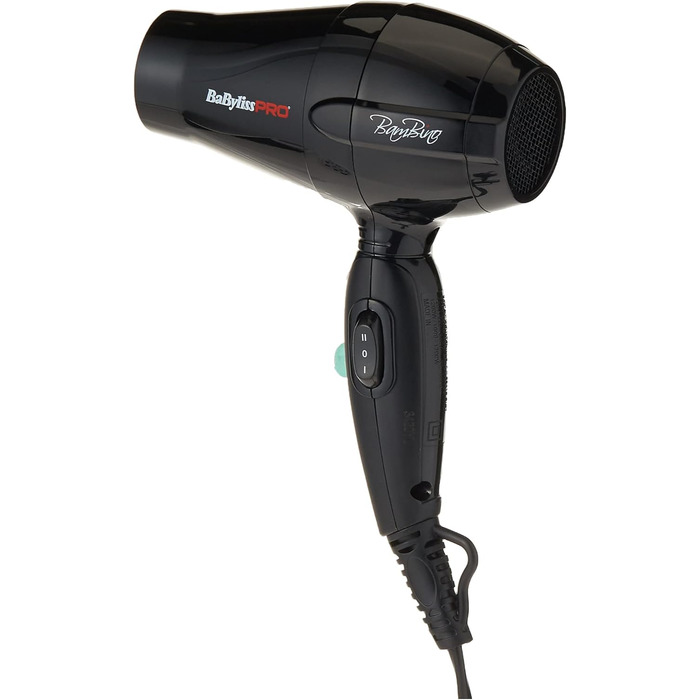 Туристичний фен Babyliss Pro BAB5510E Bambino, чорний