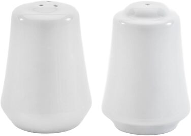 Набір посуду Van Well для 6 осіб: кавовий сервіз з порцеляни, миється в посудомийній машині, підходить для мікрохвильовки (солянки та перечниці)