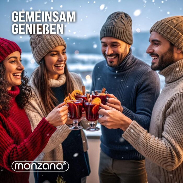 MONZANA Електричний нагрівач для глінтвейну 20 л з краном, термостатом 30-110°C, з нержавіючої сталі, на 90 чашок, для консервування, нагрівач пуншу, автомат для гарячих напоїв 20 л