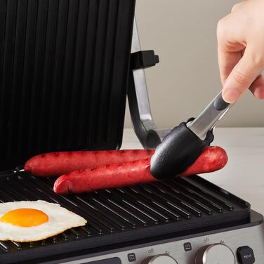 Тостер-контактний гриль Karaca Toastmaster 3 в 1, чорний, для 4-х тостів, з антипригарним покриттям