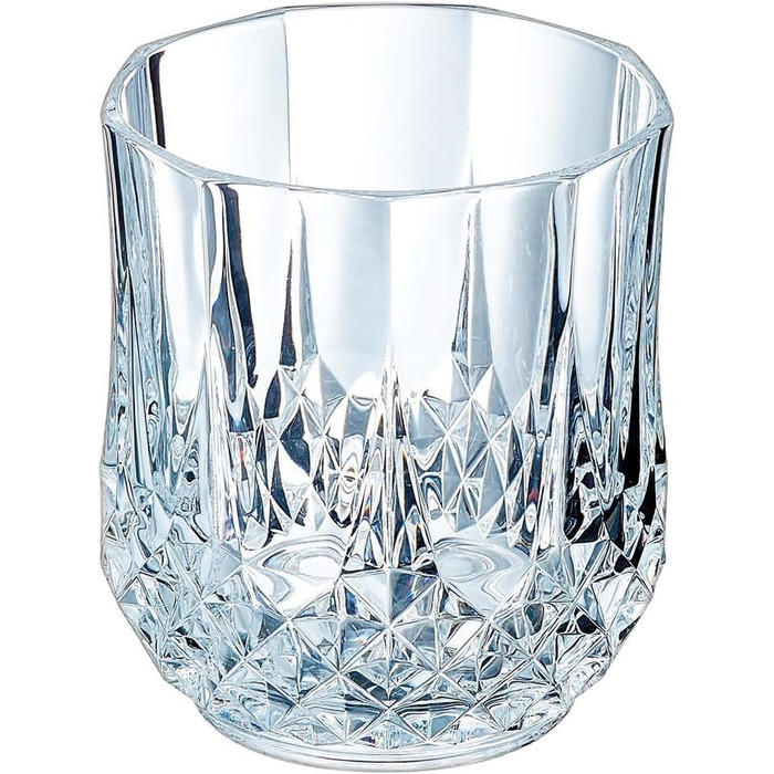 Келихи для коньяку Cristal d'Arques Paris Longchamp, 320 мл, 6 шт., з Kwarx, блискучі, міцні, прозорі