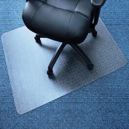 Килимок для офісного крісла Marvelux для килимів з низьким ворсом, 90 х 120 см, прозорий килимок для захисту килимів для стільців під столами, прямокутний килимок з ПВХ для комп'ютерного столу Килим - 90 х 120 см