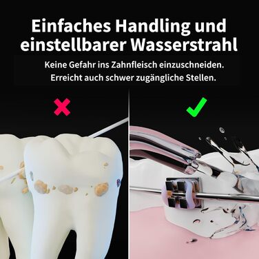 Електрична зубна щітка та іригатор Zahnheld Gero G3 AQUADENT чорного кольору: звукова щітка, очищення міжзубних проміжків, датчик тиску, таймер, USB-C