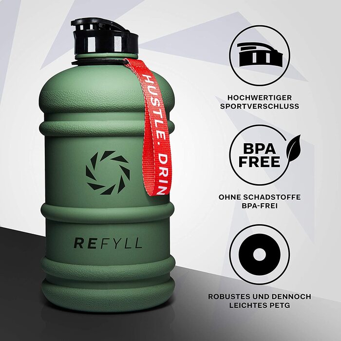 Пляшка для тренажерного залу REFYLL X 2 л BPA Free