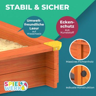 Sandpit Max 140x140см Захист від ультрафіолету 50+