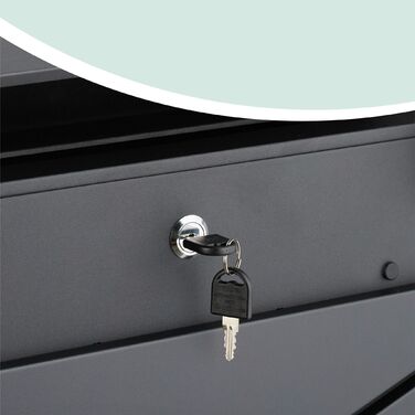 Скріпка Relaxdays з відсіком для газет