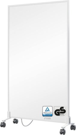 Інфрачервовий обігрівач BR Bringer Standgerät 800W - Економний, Мобільний, з роліками, 5 років гарантія, TÜV, Німецька якість (білий)