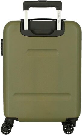 Чохол-валіза Roll Road Flex з ABS-пластику, кодовий замок, 4 колеса, ручна поклажа, зручний внутрішній простір (набір 2 шт., хакі)