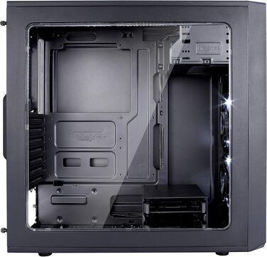 Корпус Fractal Design Focus G Black Window для ігрового ПК, Midi Tower з боковим вікном, чорний