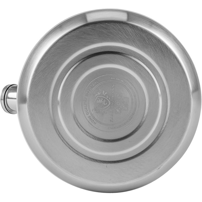 Електричний чайник Karl Hausmann 3L з автоматичним свистком - нержавіюча сталь для індукційних, газових та електричних плит