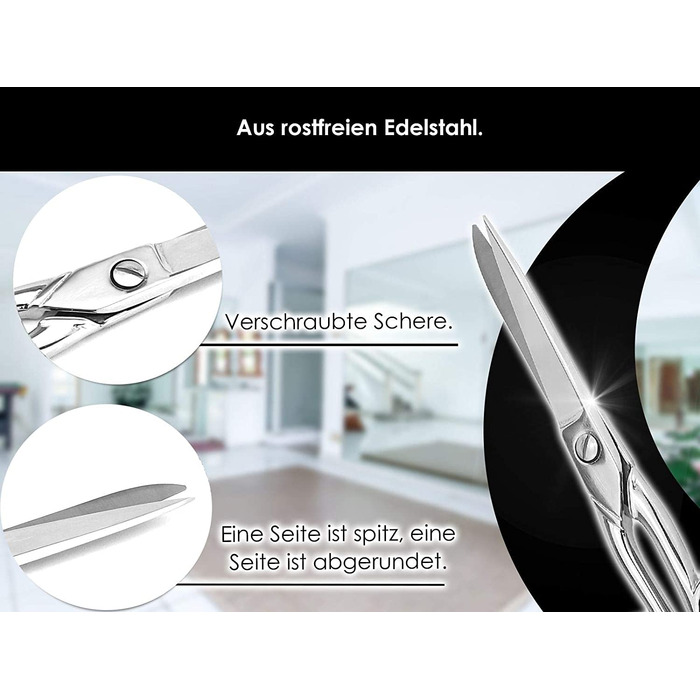 Лівша побутові ножиці Кухонні ножиці ножиці з нержавіючої сталі високої якості Ножиці для паперу ножиці для рукоділля універсальні ножиці