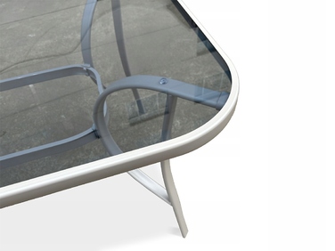 Комплект садових металевих меблів Focus Garden обідній, бежевий, 7 предметів