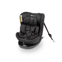 Автокрісло 360 поворотне, 0-12 років, 40-150 см, ISOFIX дитяче автокрісло поворотне, 9 положень підголівника, 5 положень відкидання, захист від бічних ударів, верхній прив'язь, чорний туман EvolveFix i-Size Чорний туман