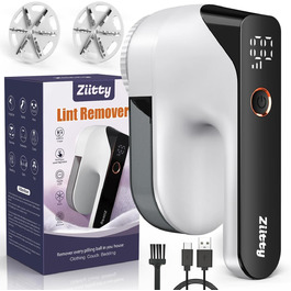 Електричний видальник ворсу Ziitty: 3 режими, 6 лез, для різних тканин. Ідеально для сім'ї