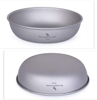 Тарілка для кемпінгу iBasingo Titan Teller 18.5 см: легка, міцна, для пікніка та приготування їжі