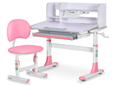 Комплект меблів Evo-kids (стіл+стілець+полиця) BD-21 PN