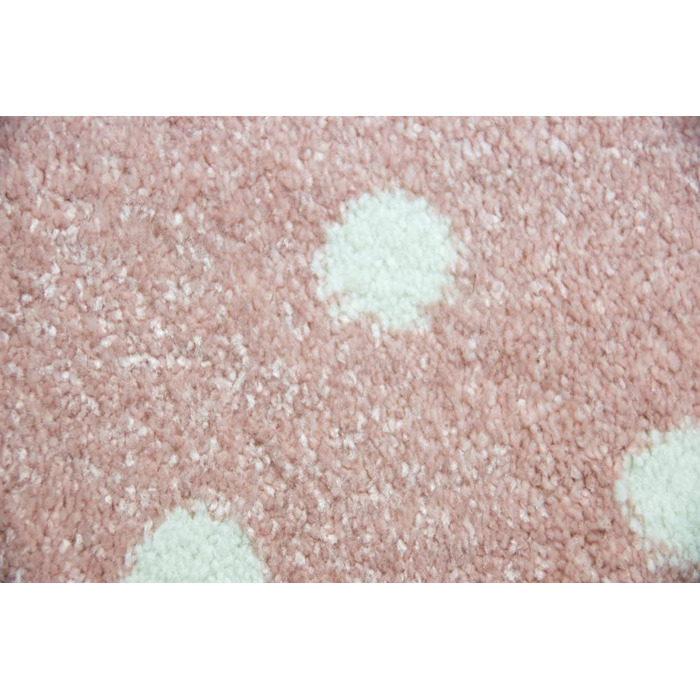 Дитячий килимок Ігровий килимок Дитячий килимок Дитячий килимок Зайчик в рожево-кремово-сірому розмірі (120 см круглий)