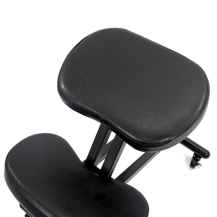 Крісло для ніг/Підставка для ніг ORTHONI з газовим амортизатором, PU, чорний, hjh OFFICE