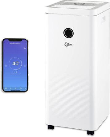 SUNTEC DryFix 20 PRO: Електричний осушувач повітря 20 л/день, 63 м², 3-в-1 (осушувач, очищувач, сушарка)
