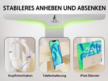 Регульований стіл WALKINGDESK для дому та офісу: електричний, з ящиками, полицями та гачками (140x60 см, дуб)