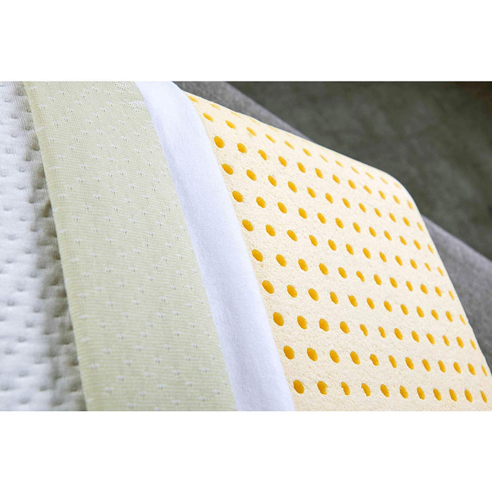 Ортопедичні подушки EVERGREENWEB 2 шт. з віскоеластичної піни 40x70x12 см з чохлом з алое вера. Виробництво Італія.