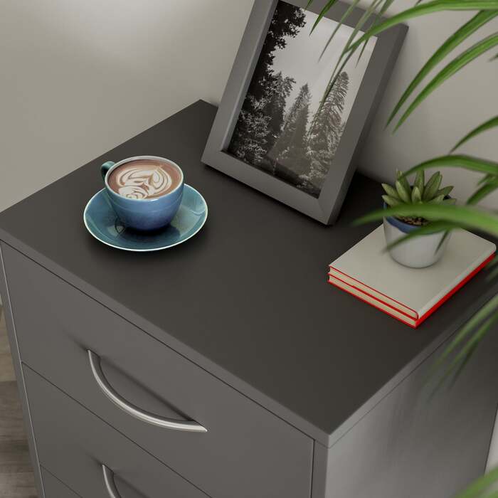 Тумбочка Елоїза Антрацит 54x39x28см