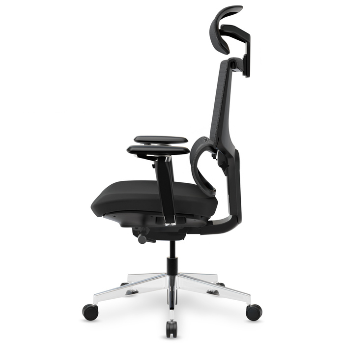 Крісло Mealux S8 Air Fabric Black (арт. HF-S8P F/B)