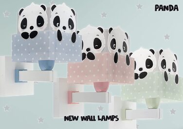 Підвісний світильник для дитячої кімнати Dalber з зображенням панди
