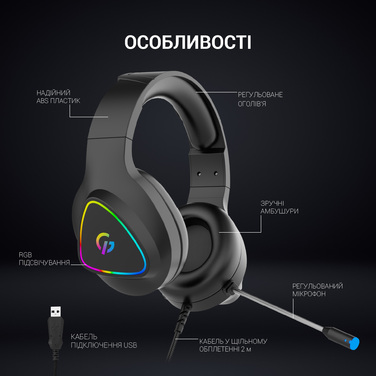 Гарнітура ігрова GamePro (HS770)