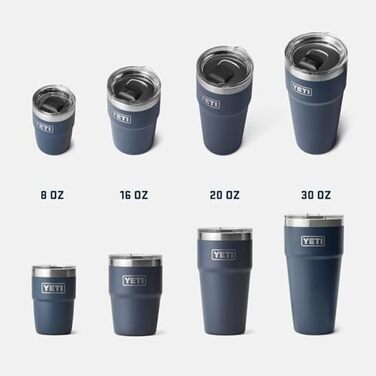 Термос YETI Rambler 16 oz (473 мл) з кришкою MagSlider, колір Moon Dust