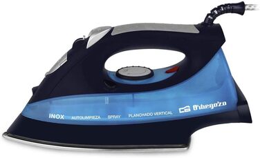 Праска Orbegozo SV 2680 з нержавіючою основою, 2600 Вт, функція самоочищення, суха та парова прасування, регулювання температури