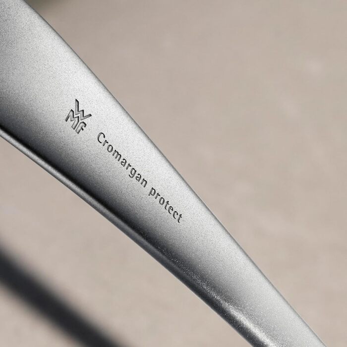 Набір столових приборів WMF Merit, 30 предметів, на 6 осіб, з нержавіючої сталі Cromargan protect®, ергономічний дизайн, піскоструйна обробка, придатний для миття в посудомийній машині, ковані леза, у коробці