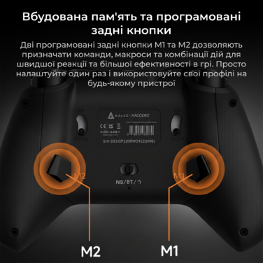 Бездротовий геймпад Ajazz GP100 Black (GP100-B)