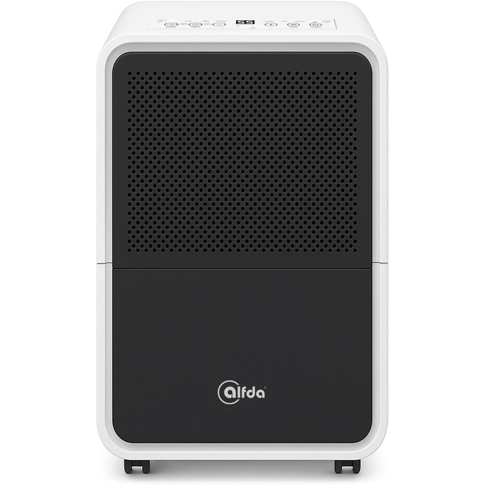 Електричний осушувач повітря AEF2000 - 20 л/день, до 30 м², тихий, з автовимкненням, гігростат, сенсорне дисплеї - для спальні та ванної кімнати