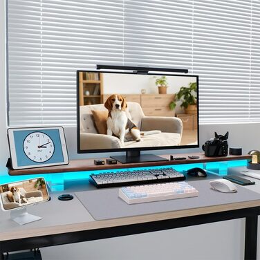 Килимок для столу та мишки XXL Niviy з екошкіри, водонепроникний захисний килимок для офісу та дому, протиковзний, світло-сірий, 60 x 40 см