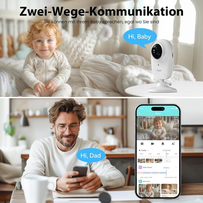 Інтелектуальний відеоніяня для дітей з дисплеєм 2.8